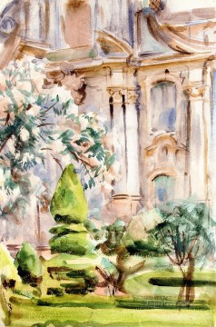 Un palacio y jardines España John Singer Sargent Pinturas al óleo